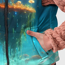 Детский жилет Сказочное космическое дерево - нейроарт, цвет: 3D-черный — фото 2