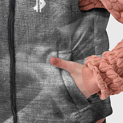 Детский жилет Portal - grey gradient вертикально, цвет: 3D-черный — фото 2