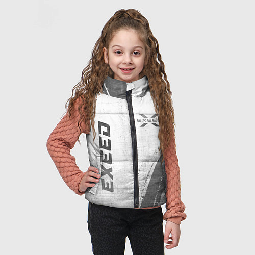 Детский жилет Exeed - white gradient вертикально / 3D-Черный – фото 3