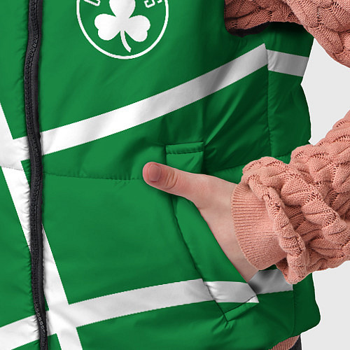 Детский жилет Boston Celtics green / 3D-Светло-серый – фото 5