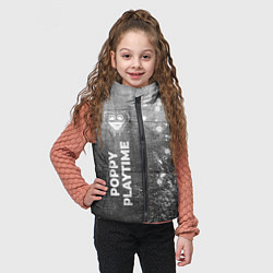 Детский жилет Poppy Playtime - grey gradient по-вертикали, цвет: 3D-черный — фото 2