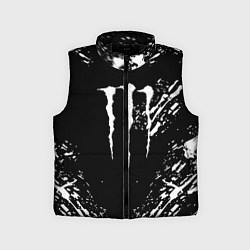 Детский жилет Monster energy white splash, цвет: 3D-черный