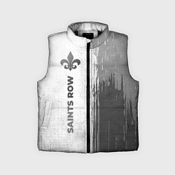 Детский жилет Saints Row - white gradient по-вертикали, цвет: 3D-черный