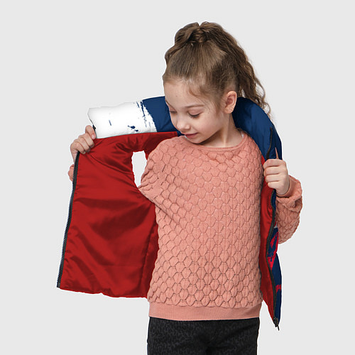 Детский жилет Вашингтон Кэпиталз - брызги красок / 3D-Красный – фото 4