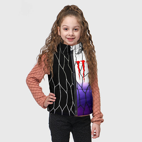 Детский жилет Monster energy steel / 3D-Черный – фото 3