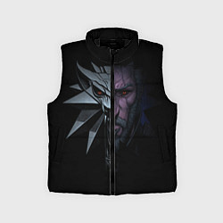 Детский жилет Рожденный в Битве - Ведьмак 3, цвет: 3D-черный