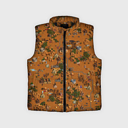 Детский жилет Земли Фабрики - Герои 3, цвет: 3D-черный