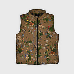 Детский жилет Земли Некрополиса - Герои 3, цвет: 3D-черный