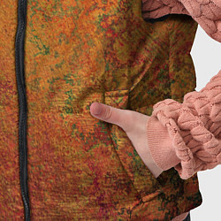 Детский жилет Абстракция - dark red old wall, цвет: 3D-черный — фото 2