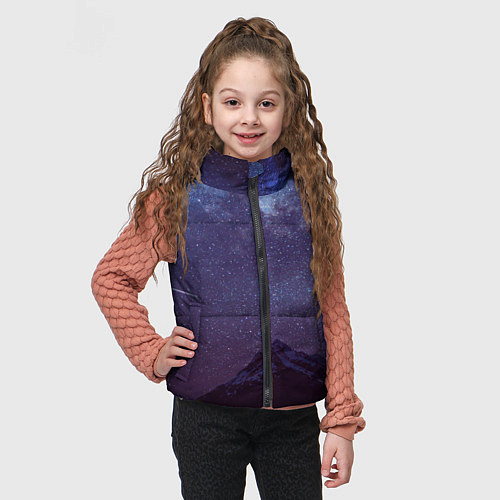 Детский жилет Flawless Space / 3D-Черный – фото 3