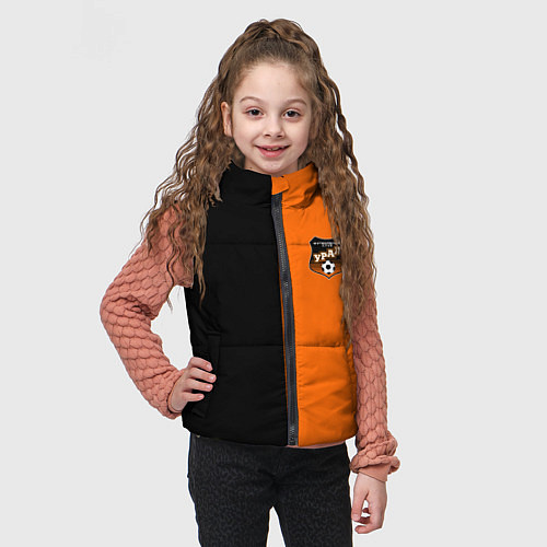 Детский жилет ФК Урал - два цвета / 3D-Черный – фото 3