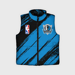 Детский жилет Даллас Маверикс - черно синий, цвет: 3D-черный