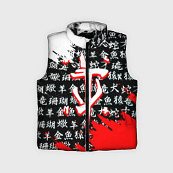 Детский жилет Doom dark age japan, цвет: 3D-черный