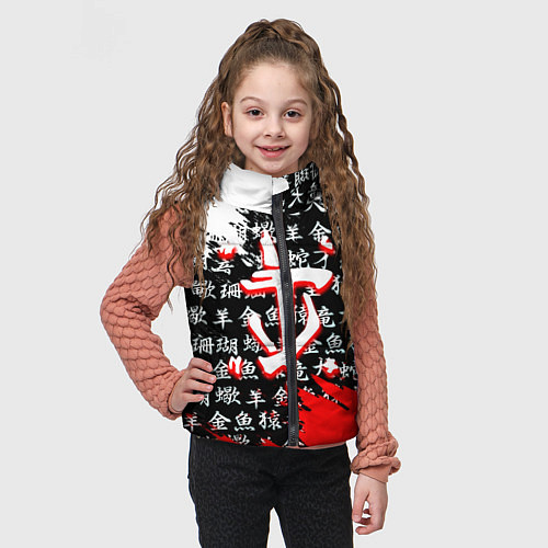 Детский жилет Doom dark age japan / 3D-Черный – фото 3