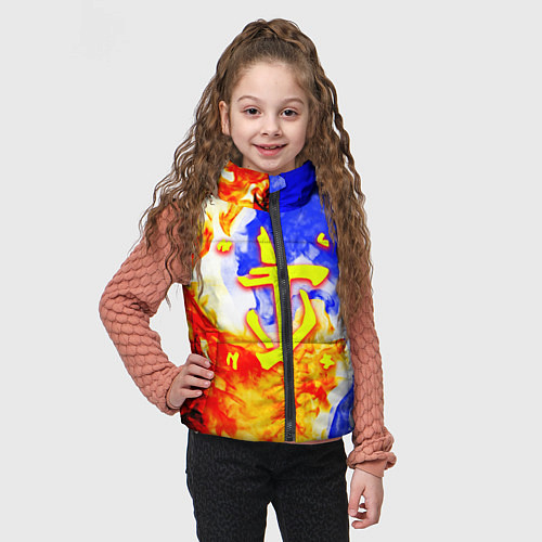 Детский жилет Doom битва огня / 3D-Черный – фото 3