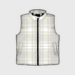 Детский жилет Checked white completely, цвет: 3D-черный