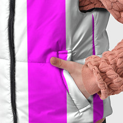 Детский жилет Color white pink line, цвет: 3D-черный — фото 2