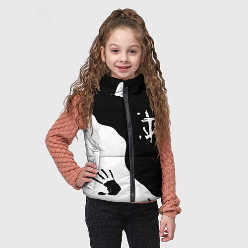 Детский жилет Doom отпечатки демона / 3D-Черный – фото 3