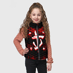 Детский жилет Doom огненная броня лого, цвет: 3D-черный — фото 2