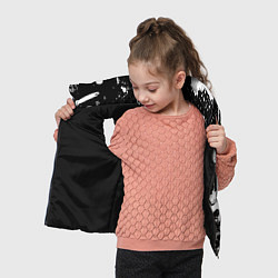 Детский жилет Doom белые краски, цвет: 3D-черный — фото 2