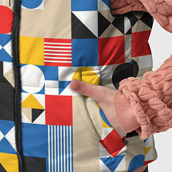 Детский жилет Геометрический балаган, цвет: 3D-черный — фото 2