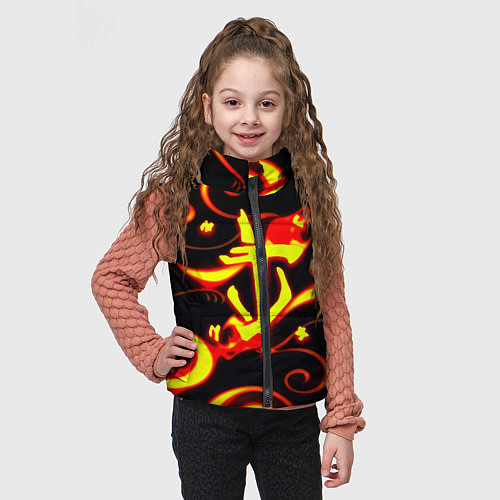 Детский жилет Doom dragon steel fire / 3D-Черный – фото 3