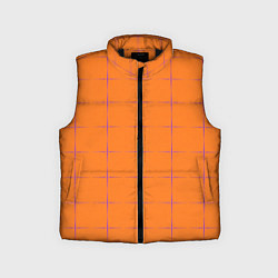 Детский жилет Color orange stripe, цвет: 3D-черный