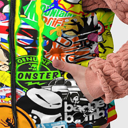 Детский жилет Monster energy бренды, цвет: 3D-черный — фото 2