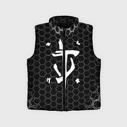 Детский жилет Doom соты текстура, цвет: 3D-черный