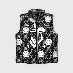 Детский жилет Doom x nirvana pattern, цвет: 3D-черный