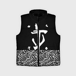 Детский жилет Doom геометрия линии, цвет: 3D-черный