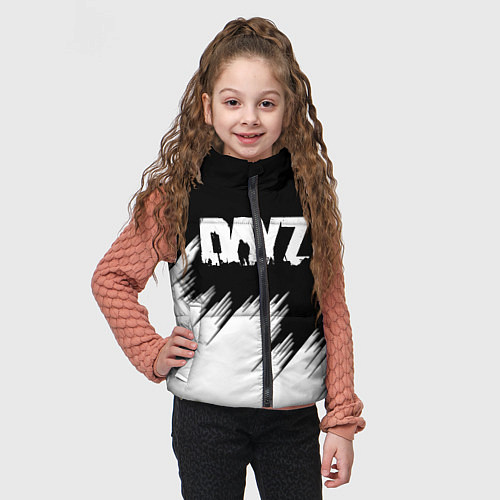 Детский жилет Dayz штрихи красок / 3D-Черный – фото 3