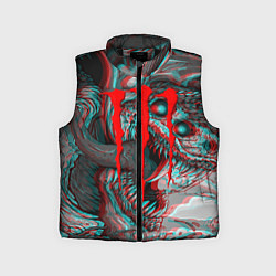 Детский жилет Monster energy glitch, цвет: 3D-черный