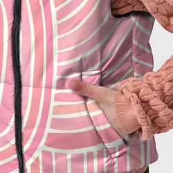 Детский жилет Абстрактный узор розовый, цвет: 3D-черный — фото 2