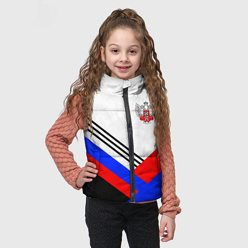 Детский жилет Федерация бокса - Россия / 3D-Черный – фото 3