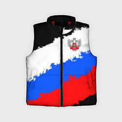 Детский жилет Федерация бокса России - триколор, цвет: 3D-красный