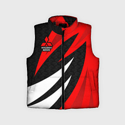 Детский жилет Митсубиси - красный спорт, цвет: 3D-черный
