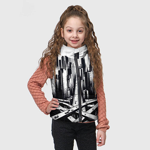 Детский жилет American metropolis / 3D-Черный – фото 3