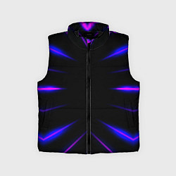 Детский жилет Color black neon neon