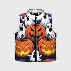 Детский жилет Happy Halloween 25, цвет: 3D-черный