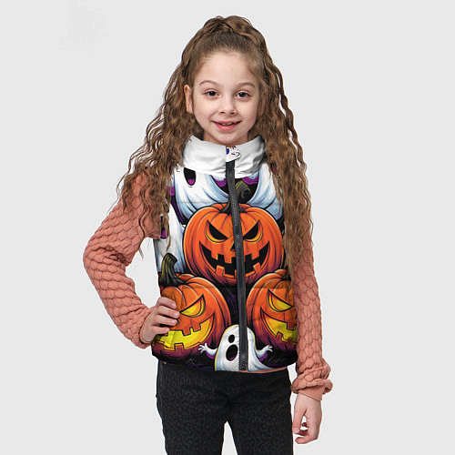 Детский жилет Happy Halloween 25 / 3D-Черный – фото 3