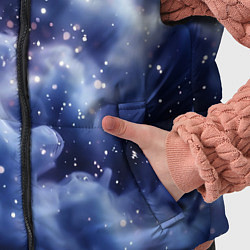 Детский жилет Волшебная дымка тёмно-синий с искрами, цвет: 3D-черный — фото 2