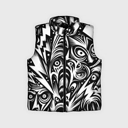 Детский жилет Lightnings and faces - ai art fantasy, цвет: 3D-черный