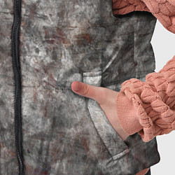 Детский жилет Абстракция - gray stone, цвет: 3D-черный — фото 2