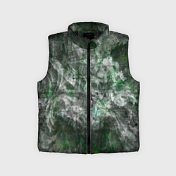 Детский жилет Абстракция - acid boom, цвет: 3D-черный