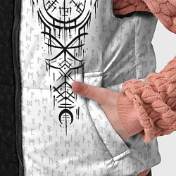 Детский жилет Вегвизир и став бессмертия в рунах, цвет: 3D-черный — фото 2