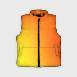 Детский жилет Color orange red, цвет: 3D-черный