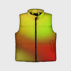 Детский жилет Color multicolored gradient, цвет: 3D-черный