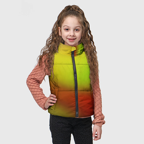 Детский жилет Color multicolored gradient / 3D-Черный – фото 3