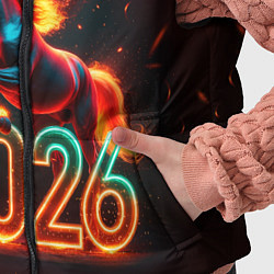 Детский жилет Светящаяся лошадь 2026, цвет: 3D-черный — фото 2